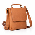 Black Hurns Genuine Leather Sling Bag for Men & Women