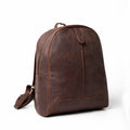 Black Hurns Genuine Leather Backpack for Men & Women