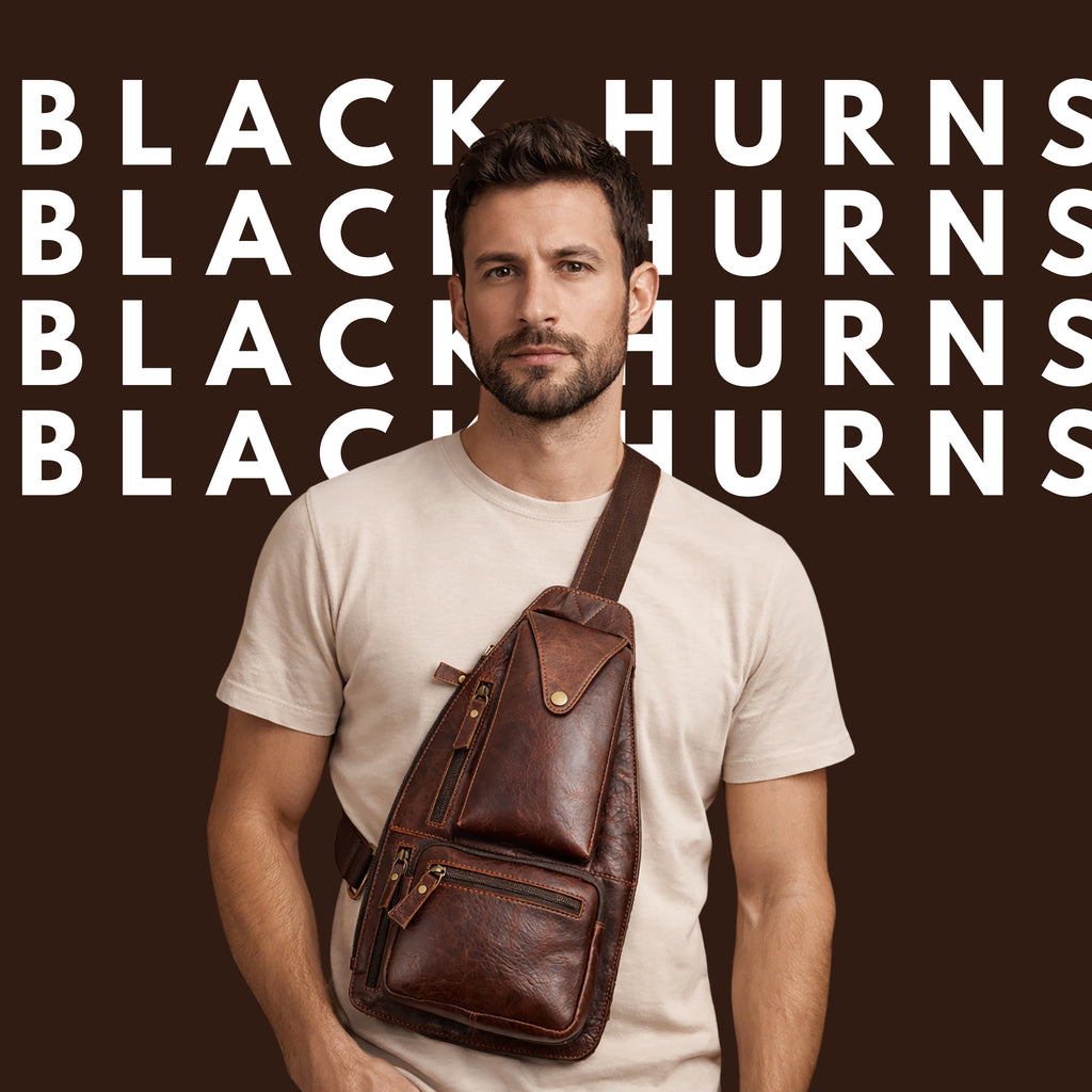Genuine Leather Sling Bag for Men & Women